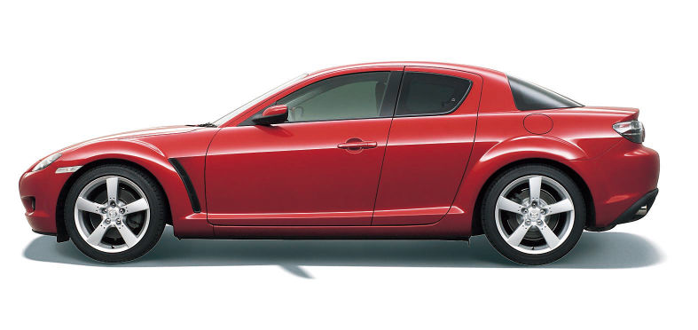 RX-8 export specs side view