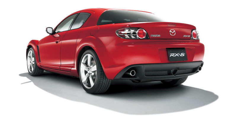 RX-8 export specs rear view