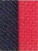 black with red seats